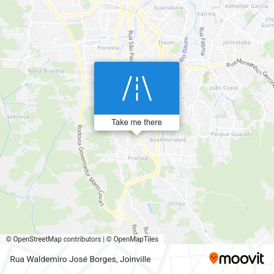 Rua Waldemiro José Borges map