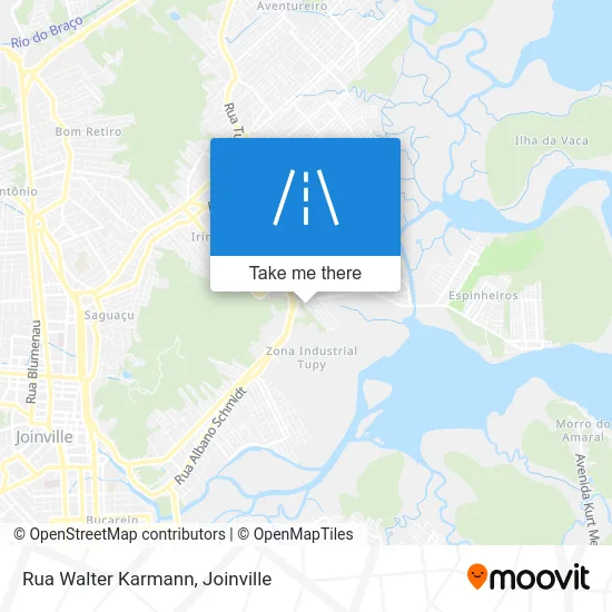 Rua Walter Karmann map