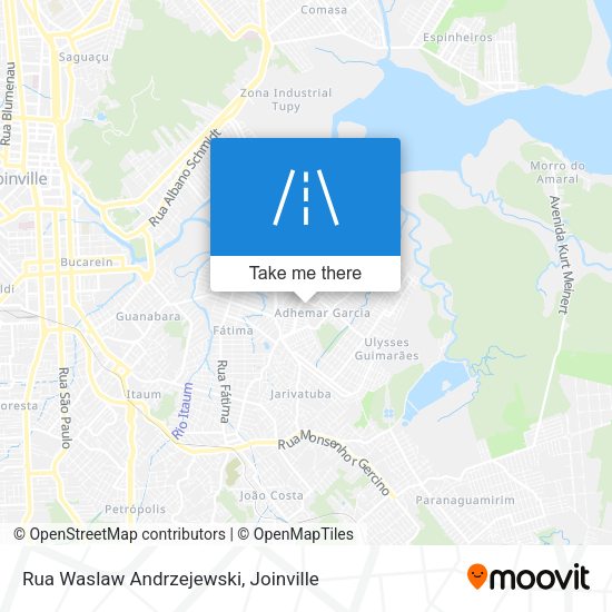 Rua Waslaw Andrzejewski map