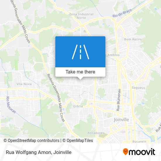 Rua Wolfgang Amon map