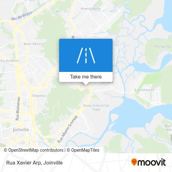 Rua Xavier Arp map