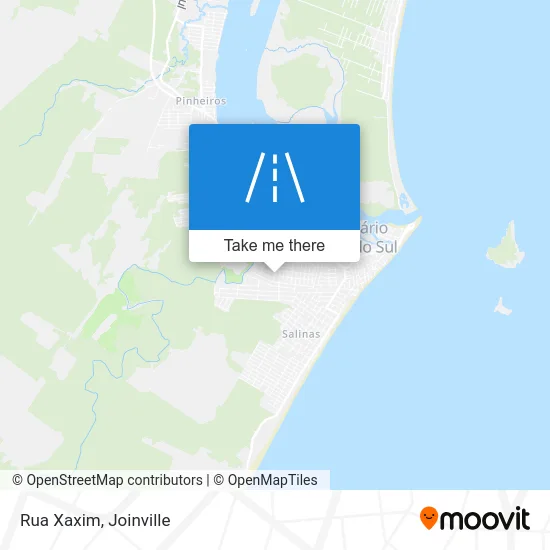 Rua Xaxim map