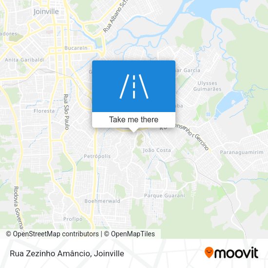 Rua Zezinho Amâncio map