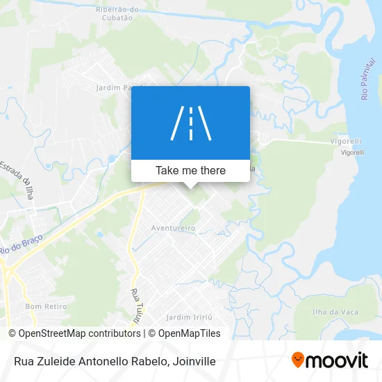Rua Zuleide Antonello Rabelo map