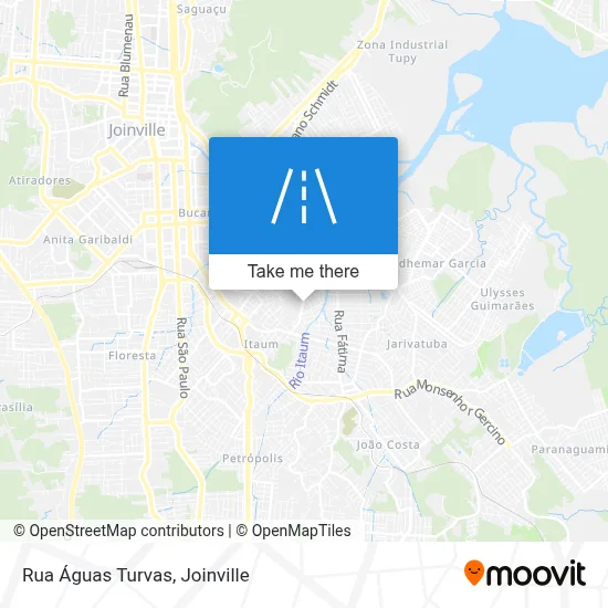 Rua Águas Turvas map