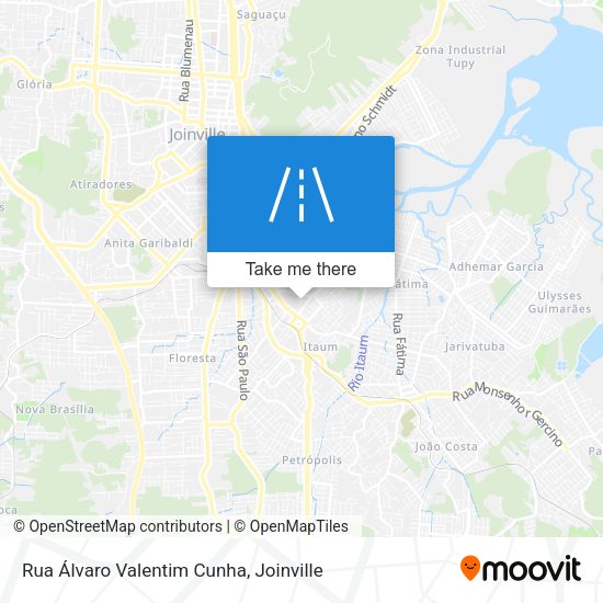 Rua Álvaro Valentim Cunha map