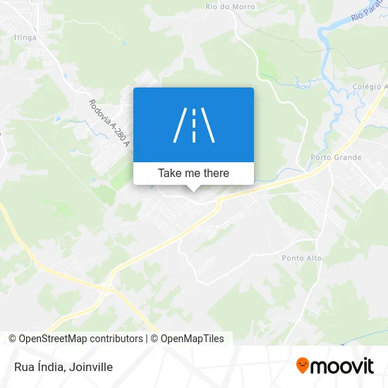 Rua Índia map