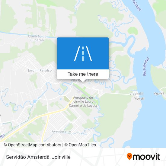 Servidão Amsterdã map