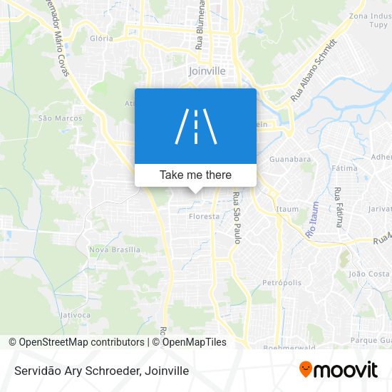 Servidão Ary Schroeder map