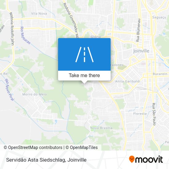 Servidão Asta Siedschlag map