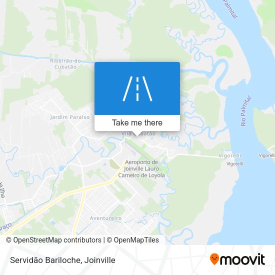 Servidão Bariloche map