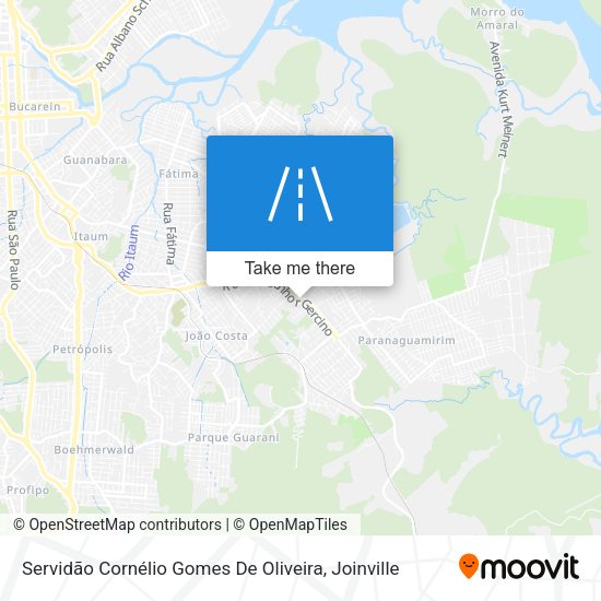Servidão Cornélio Gomes De Oliveira map