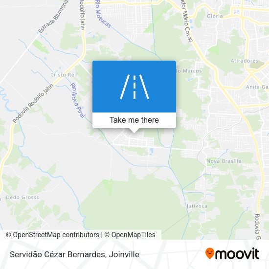 Servidão Cézar Bernardes map