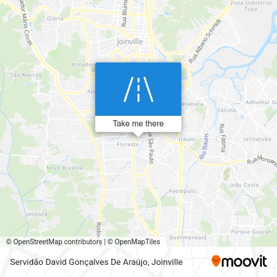 Servidão David Gonçalves De Araújo map