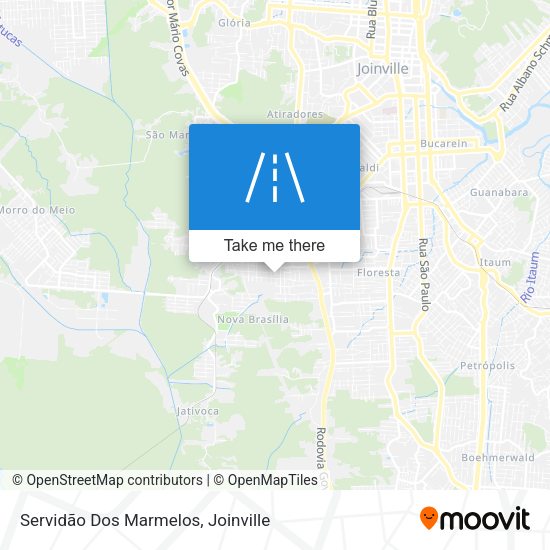 Servidão Dos Marmelos map