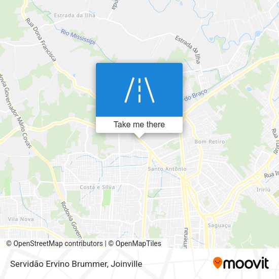 Servidão Ervino Brummer map