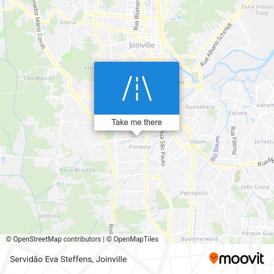 Servidão Eva Steffens map