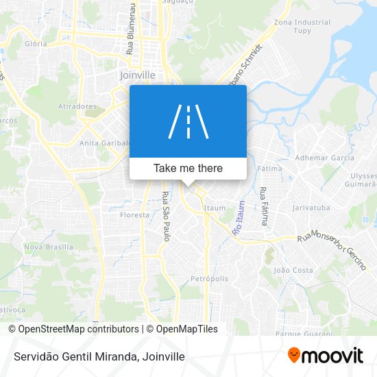 Servidão Gentil Miranda map