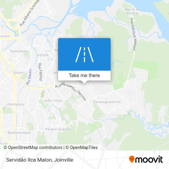 Servidão Ilca Malon map