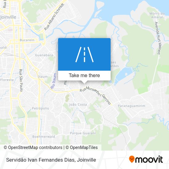 Servidão Ivan Fernandes Dias map