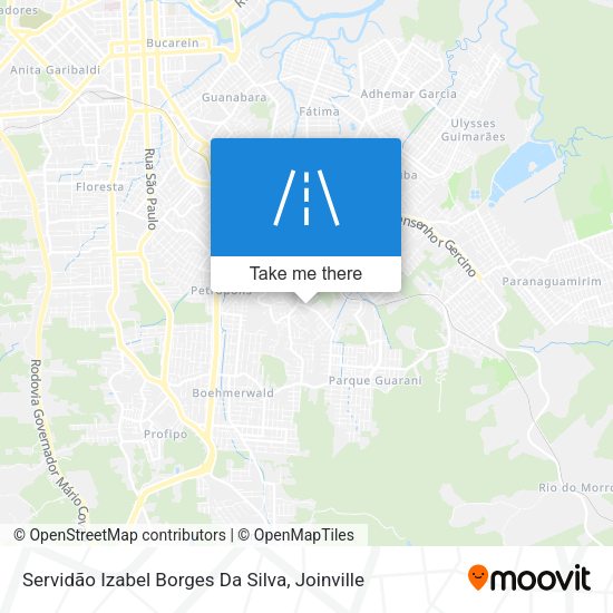 Servidão Izabel Borges Da Silva map