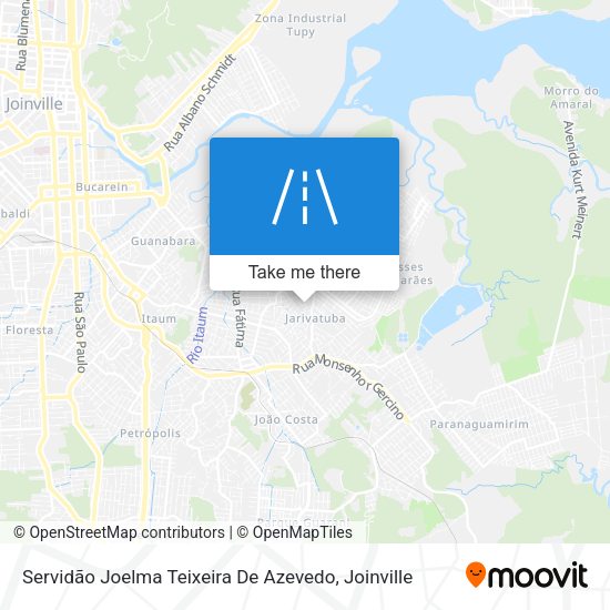 Servidão Joelma Teixeira De Azevedo map