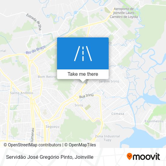 Servidão José Gregório Pinto map