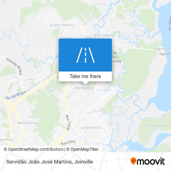 Mapa Servidão João José Martins