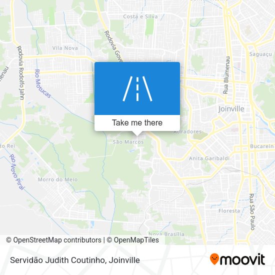 Servidão Judith Coutinho map