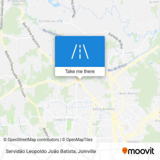 Servidão Leopoldo João Batista map