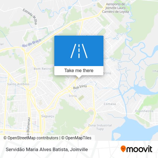 Servidão Maria Alves Batista map