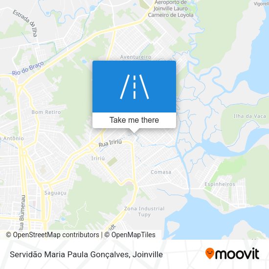 Servidão Maria Paula Gonçalves map