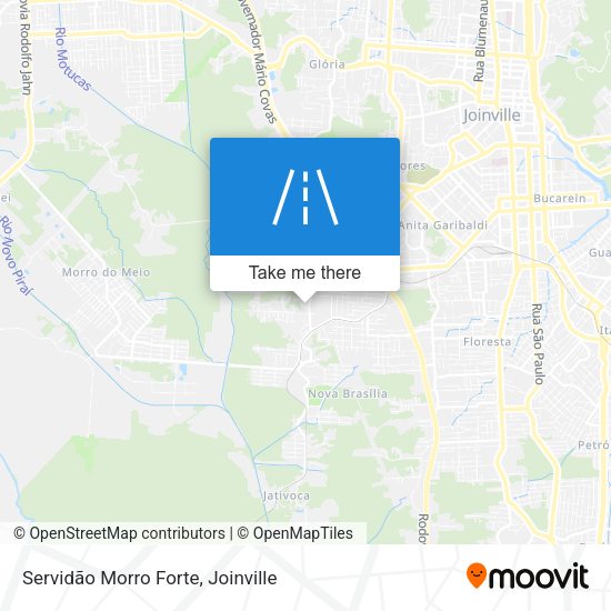 Servidão Morro Forte map