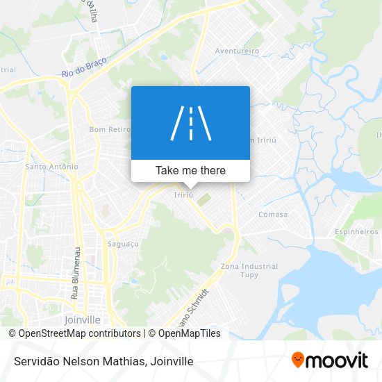 Servidão Nelson Mathias map