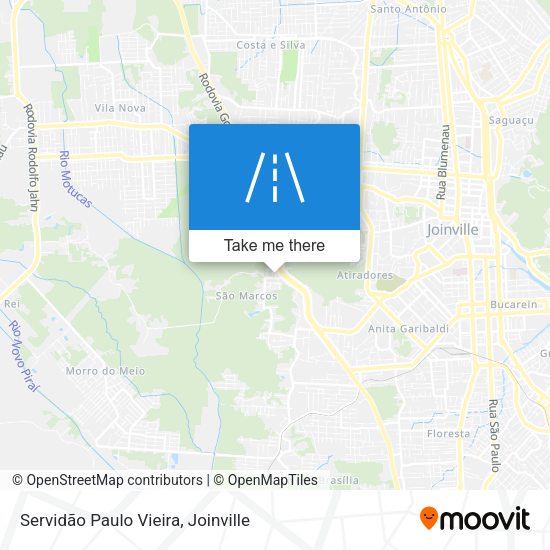 Servidão Paulo Vieira map