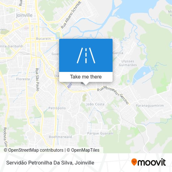Servidão Petronilha Da Silva map
