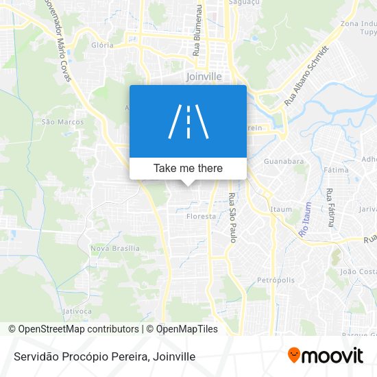 Servidão Procópio Pereira map