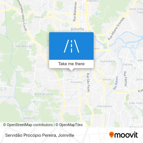 Servidão Procópio Pereira map
