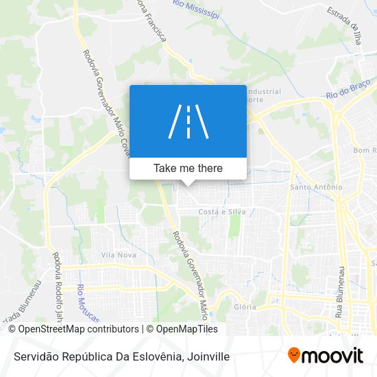 Servidão República Da Eslovênia map