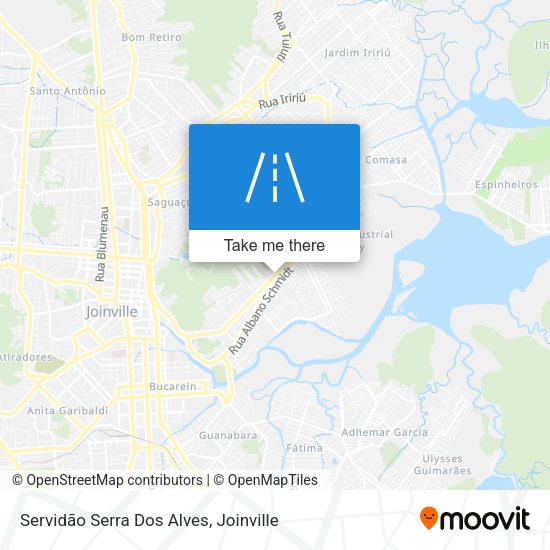 Servidão Serra Dos Alves map