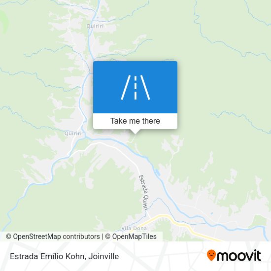 Estrada Emílio Kohn map
