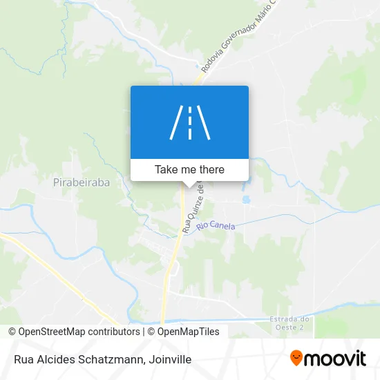 Rua Alcides Schatzmann map