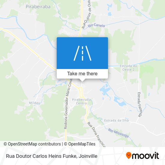 Rua Doutor Carlos Heins Funke map