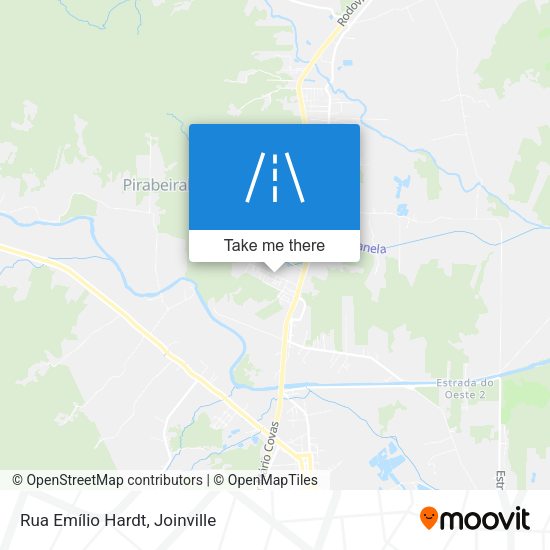 Rua Emílio Hardt map