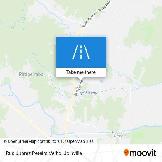 Rua Juarez Pereira Velho map