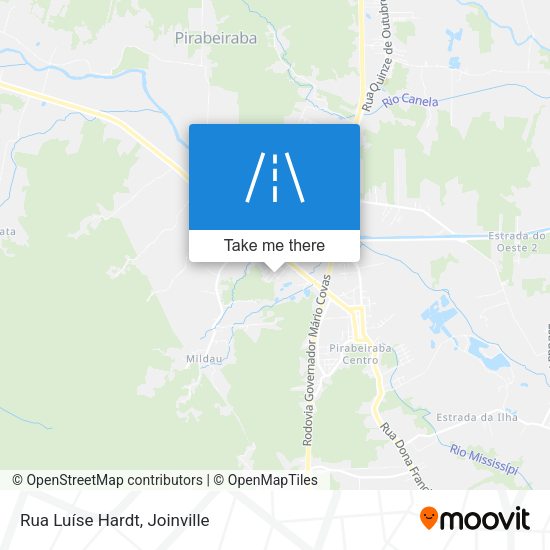 Rua Luíse Hardt map