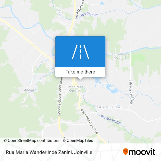 Rua Maria Wanderlinde Zanini map