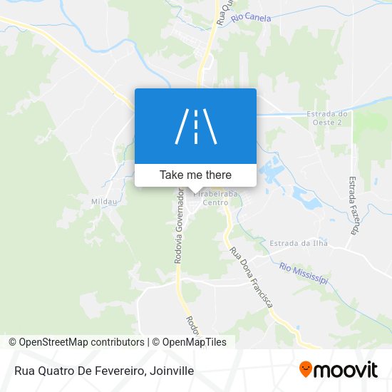 Rua Quatro De Fevereiro map