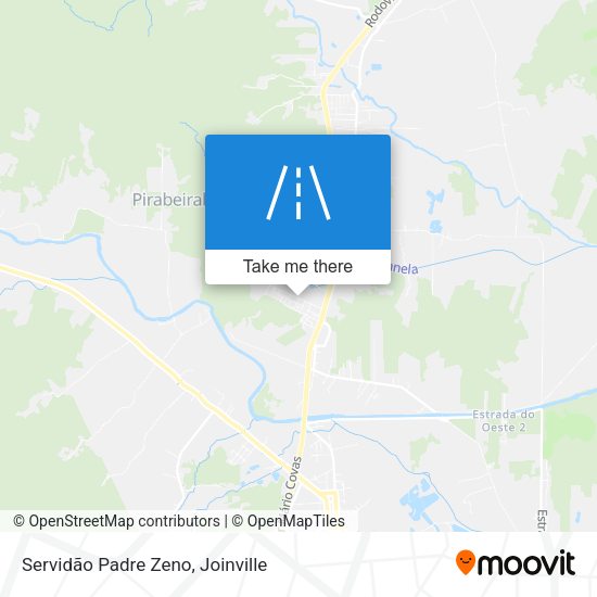 Servidão Padre Zeno map