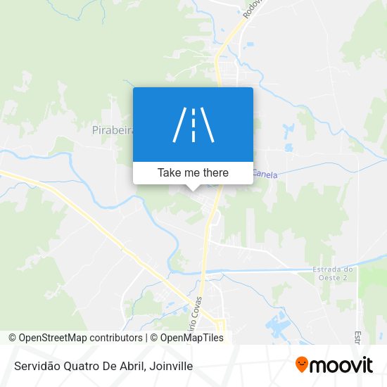 Servidão Quatro De Abril map